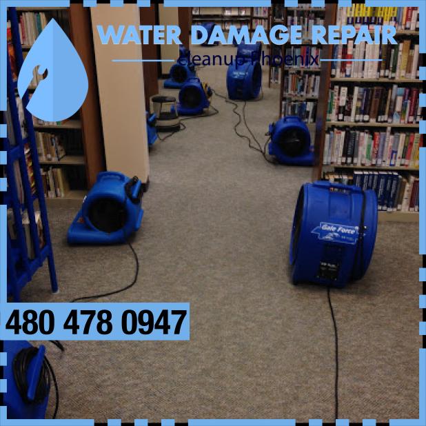 water damage phoenix AZ Commercial Restoration Company 345