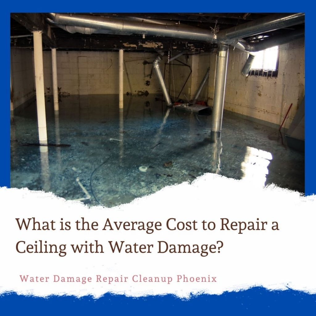 What is the Average Cost to Repair a Ceiling with Water Damage